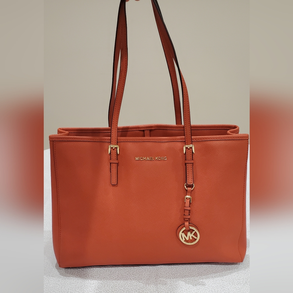 Michael Kors Orange Tote Bag